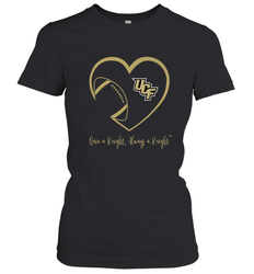 UCF Knights Football Inside Heart  Team  Apparel Women's T-Shirt