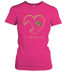 UCF Knights Football Inside Heart  Team  Apparel Women's T-Shirt Women's T-Shirt - HHHstores