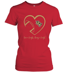 UCF Knights Football Inside Heart  Team  Apparel Women's T-Shirt Women's T-Shirt - HHHstores