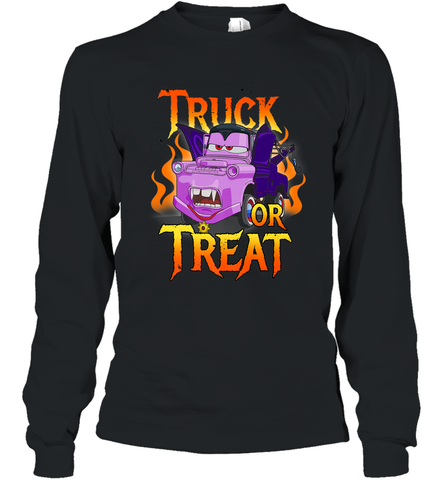 Disney Pixar Cars Halloween Vampire Truck Or Treat Long Sleeve T-Shirt Long Sleeve T-Shirt / Black / S Long Sleeve T-Shirt - HHHstores