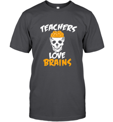 Teachers Love Brains funny Halloween Zombie Men's T-Shirt Men's T-Shirt - HHHstores