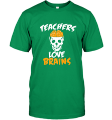 Teachers Love Brains funny Halloween Zombie Men's T-Shirt Men's T-Shirt - HHHstores