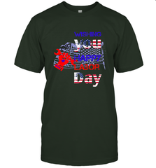 Happy labor day wishes USA flag for men and woman Men's T-Shirt Men's T-Shirt - HHHstores