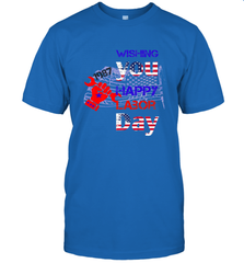 Happy labor day wishes USA flag for men and woman Men's T-Shirt Men's T-Shirt - HHHstores