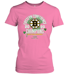 NHL ST PATRICK'S DAY Boston Bruins Fanatics 2020 Eastern Conference Champions Defensive Zone Women's T-Shirt Women's T-Shirt - HHHstores