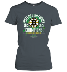 NHL ST PATRICK'S DAY Boston Bruins Fanatics 2020 Eastern Conference Champions Defensive Zone Women's T-Shirt Women's T-Shirt - HHHstores