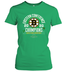 NHL ST PATRICK'S DAY Boston Bruins Fanatics 2020 Eastern Conference Champions Defensive Zone Women's T-Shirt Women's T-Shirt - HHHstores