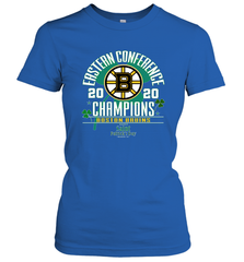 NHL ST PATRICK'S DAY Boston Bruins Fanatics 2020 Eastern Conference Champions Defensive Zone Women's T-Shirt Women's T-Shirt - HHHstores