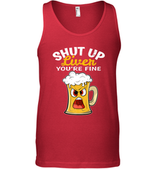 Shut Up Liver You're Fine Funny Saying St. Patrick's Day Men's Tank Top Men's Tank Top - HHHstores