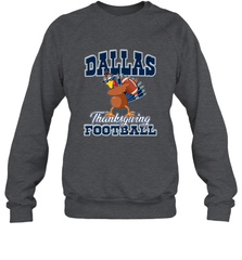Dallas Thanksgiving Day Funny Turkey Playing Texas Football Premium T Shirt Crewneck Sweatshirt Crewneck Sweatshirt - HHHstores