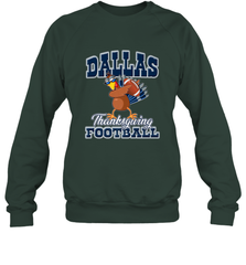 Dallas Thanksgiving Day Funny Turkey Playing Texas Football Premium T Shirt Crewneck Sweatshirt Crewneck Sweatshirt - HHHstores