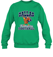 Dallas Thanksgiving Day Funny Turkey Playing Texas Football Premium T Shirt Crewneck Sweatshirt Crewneck Sweatshirt - HHHstores