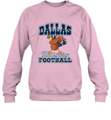 Dallas Thanksgiving Day Funny Turkey Playing Texas Football Premium T Shirt Crewneck Sweatshirt Crewneck Sweatshirt - HHHstores