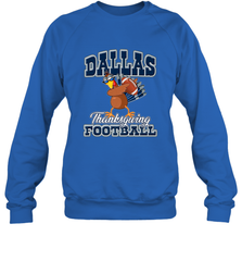 Dallas Thanksgiving Day Funny Turkey Playing Texas Football Premium T Shirt Crewneck Sweatshirt Crewneck Sweatshirt - HHHstores