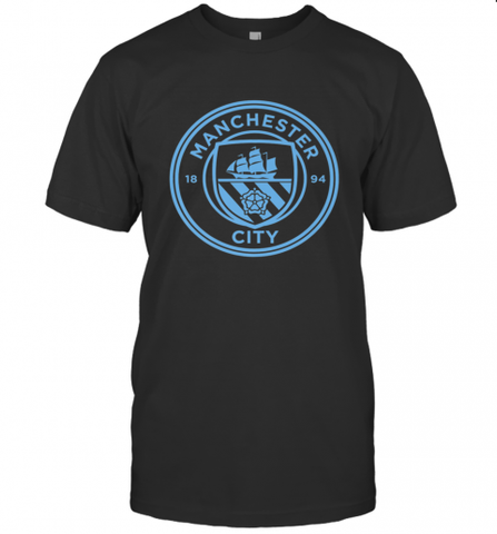 Manchester City  Mono crest tee Men's T-Shirt Men's T-Shirt / Black / S Men's T-Shirt - HHHstores
