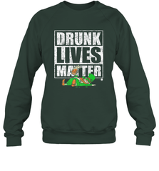 Drunk Lives Matter Leprechaun St Patricks Day Crewneck Sweatshirt Crewneck Sweatshirt - HHHstores
