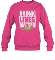 Drunk Lives Matter Leprechaun St Patricks Day Crewneck Sweatshirt Crewneck Sweatshirt - HHHstores