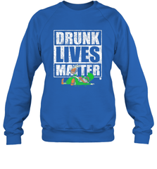 Drunk Lives Matter Leprechaun St Patricks Day Crewneck Sweatshirt Crewneck Sweatshirt - HHHstores
