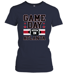 NFL Atlanta Game Day Football Home Team Colors Women Girl Gift Women's T-Shirt