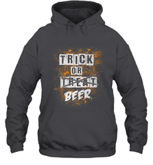 Trick or Beer Funny Halloween Trick or Treat Hooded Sweatshirt Hooded Sweatshirt - HHHstores