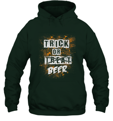 Trick or Beer Funny Halloween Trick or Treat Hooded Sweatshirt Hooded Sweatshirt - HHHstores