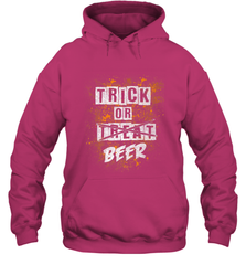 Trick or Beer Funny Halloween Trick or Treat Hooded Sweatshirt Hooded Sweatshirt - HHHstores