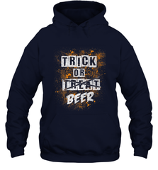 Trick or Beer Funny Halloween Trick or Treat Hooded Sweatshirt Hooded Sweatshirt - HHHstores