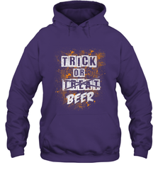 Trick or Beer Funny Halloween Trick or Treat Hooded Sweatshirt Hooded Sweatshirt - HHHstores
