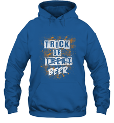Trick or Beer Funny Halloween Trick or Treat Hooded Sweatshirt Hooded Sweatshirt - HHHstores