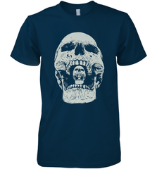 Vintage Halloween Skull Design For Trick or Treating Men's Premium T-Shirt Men's Premium T-Shirt - HHHstores