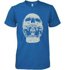 Vintage Halloween Skull Design For Trick or Treating Men's Premium T-Shirt Men's Premium T-Shirt - HHHstores