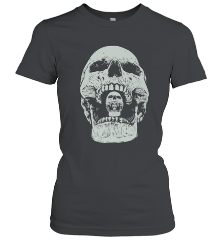 Vintage Halloween Skull Design For Trick or Treating Women's T-Shirt Women's T-Shirt / Black / S Women's T-Shirt - HHHstores