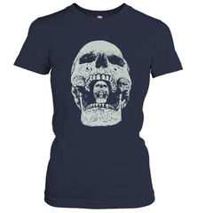 Vintage Halloween Skull Design For Trick or Treating Women's T-Shirt Women's T-Shirt - HHHstores