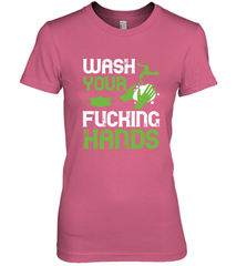 Wash your fucking hands01 01 Women's Premium T-Shirt Women's Premium T-Shirt - HHHstores