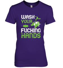Wash your fucking hands01 01 Women's Premium T-Shirt Women's Premium T-Shirt - HHHstores