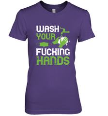 Wash your fucking hands01 01 Women's Premium T-Shirt Women's Premium T-Shirt - HHHstores
