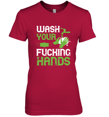 Wash your fucking hands01 01 Women's Premium T-Shirt Women's Premium T-Shirt - HHHstores