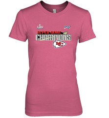 Youth Kansas City Chiefs NFL Pro Line by Fanatics Super Bowl LIV Champions Trophy Women's Premium T-Shirt Women's Premium T-Shirt - HHHstores