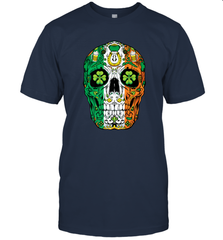 Sugar Skull Leprechaun T Shirt St Patricks Day Women Men Tee Men's T-Shirt Men's T-Shirt - HHHstores