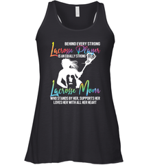Lacrosse Strong Lacrosse Mom Women's Racerback Tank Women's Racerback Tank - HHHstores