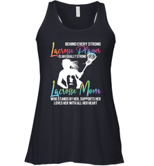 Lacrosse Strong Lacrosse Mom Women's Racerback Tank Women's Racerback Tank - HHHstores