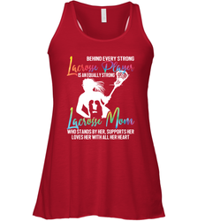 Lacrosse Strong Lacrosse Mom Women's Racerback Tank