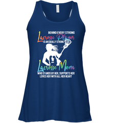Lacrosse Strong Lacrosse Mom Women's Racerback Tank Women's Racerback Tank - HHHstores