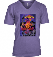 Marvel Ghost Rider Baby Thanos Comic Cover Men's V-Neck Men's V-Neck - HHHstores
