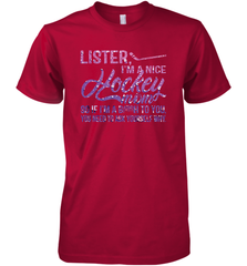 HOCKEY Nice Hockey Mom Men's Premium T-Shirt Men's Premium T-Shirt - HHHstores