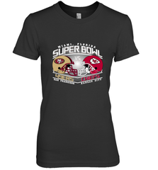 NFL Super bowl San Francisco 49ers vs. Kansas City Chiefs Women's Premium T-Shirt Women's Premium T-Shirt - HHHstores