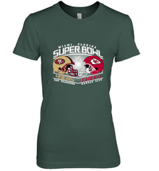 NFL Super bowl San Francisco 49ers vs. Kansas City Chiefs Women's Premium T-Shirt Women's Premium T-Shirt - HHHstores