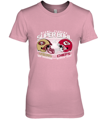 NFL Super bowl San Francisco 49ers vs. Kansas City Chiefs Women's Premium T-Shirt Women's Premium T-Shirt - HHHstores