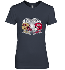 NFL Super bowl San Francisco 49ers vs. Kansas City Chiefs Women's Premium T-Shirt Women's Premium T-Shirt - HHHstores