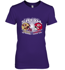 NFL Super bowl San Francisco 49ers vs. Kansas City Chiefs Women's Premium T-Shirt Women's Premium T-Shirt - HHHstores